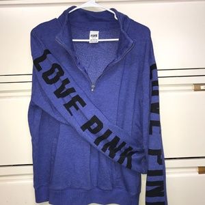 PINK! Quarter Zip Pullover